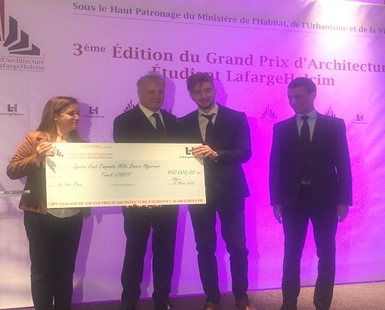 Algérie : 3 étudiants primés lors de 3ème édition Grand Prix d’Architecture