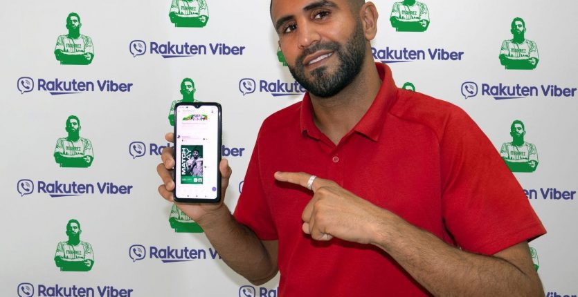 Riyad Mahrez s’associe à la messagerie Viber pour lancer sa chaîne web