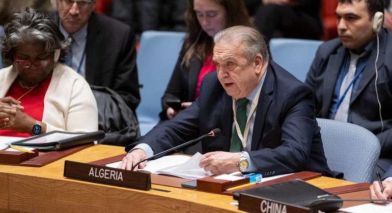 Amar Bendjama, représentant permanent de l'Algérie à l'ONU