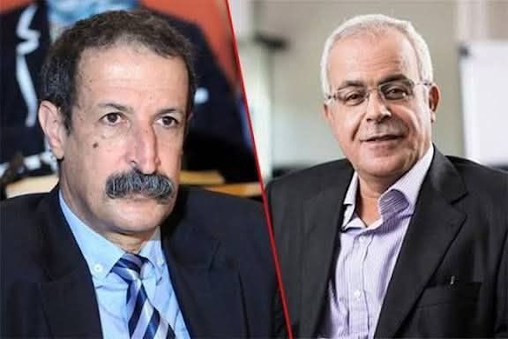 Le parquet a requis dix ans de prison contre Djamel Kaouane ( à gauche) et six ans contre Hamid Grine (à droite), poursuivis pour mauvaise gestion et abus de fonction dans l’affaire ANEP 2.